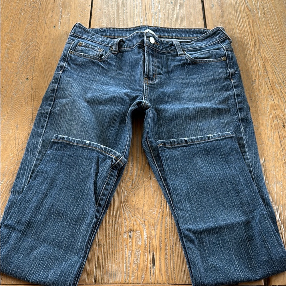 Garnet Hill, Classic Blue Denim Women's Jeans, size 10 Petite